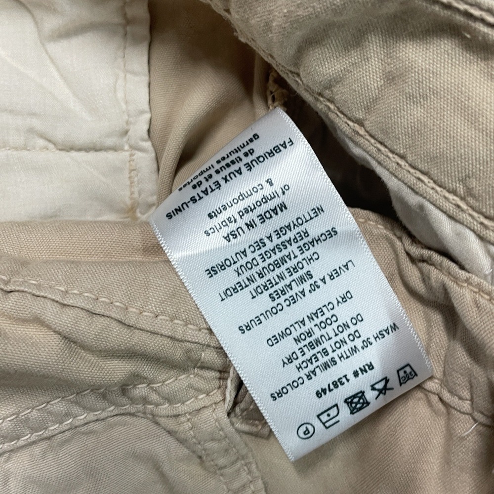 Etienne Marcel Pants Cargo Beige 28X27 Trousers EM31025 Straight‎ USA made EUC - Picture 7 of 13